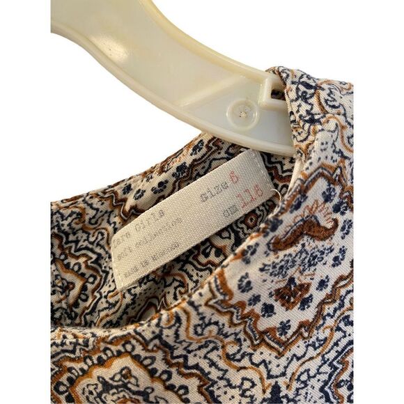 Zara girls long sleeve lined BoHo style dress keyhole back size 6 - Picture 4 of 4